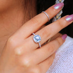 Load image into Gallery viewer, Sky Blue Silver Ring
