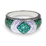 Load image into Gallery viewer, White Emerald | Bague Argent