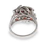 Load image into Gallery viewer, Black Petal | Anello Argento