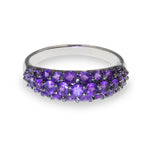 Load image into Gallery viewer, Purple Pavé | Bague Argent