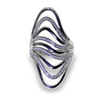 Load image into Gallery viewer, Wavy | Anello Argento