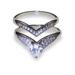 Load image into Gallery viewer, Stackable Heart | Anello Argento