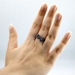 Load image into Gallery viewer, Twin Moons | Bague Argent