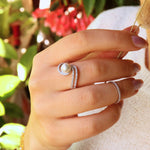 Load image into Gallery viewer, Pearl | Anello Argento