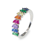 Load image into Gallery viewer, Rainbow Bridge | Bague Argent