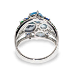 Load image into Gallery viewer, Blue Lagoon | Anello Argento