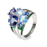 Load image into Gallery viewer, Blue Lagoon | Anello Argento