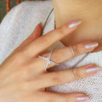 Load image into Gallery viewer, Cross | Anello Argento