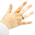 Load image into Gallery viewer, Rainbow Bridge | Bague Argent