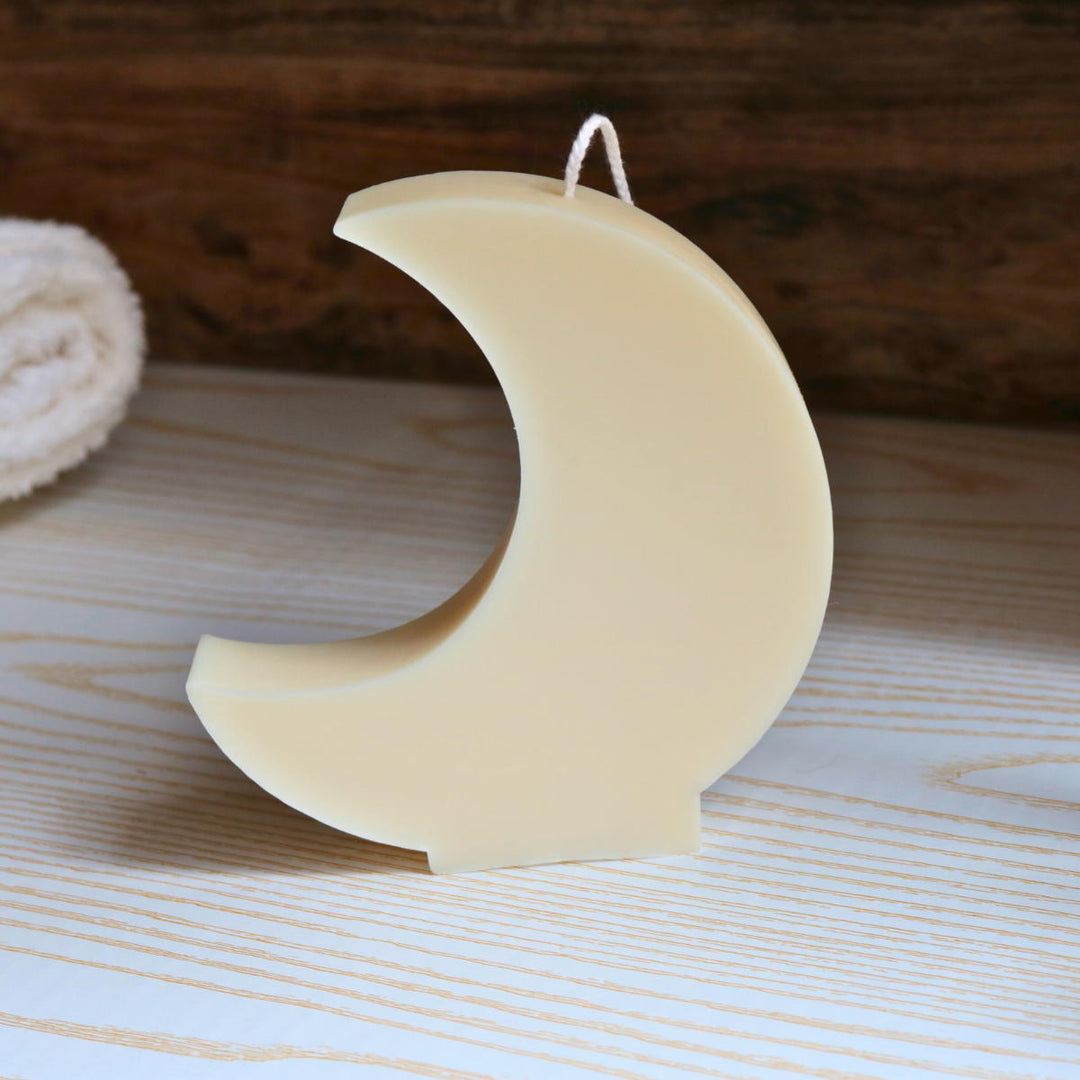 Mandala Moon Candle | Natural Vegetable Wax