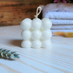 Load image into Gallery viewer, Shimmering bubble Candle | Natural Vegetable Wax