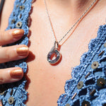Load image into Gallery viewer, Orb | Silver &amp; Swarovski Crystal Necklace
