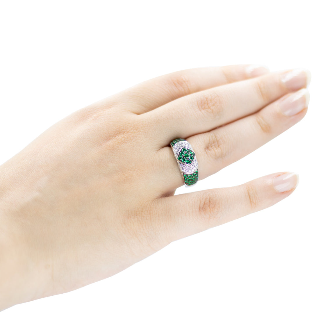 White Emerald Ring
