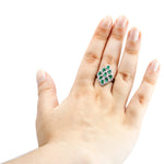 Bild in Galerie-Viewer laden, Emerald Diamond Ring