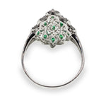 Load image into Gallery viewer, Emerald Diamond Ring